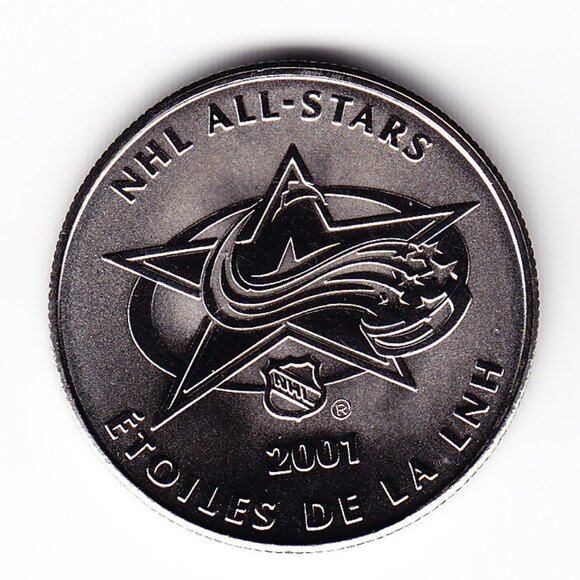 2001 Jean Beliveau NHL All Stars Medal (b70) - Picture 2 of 2